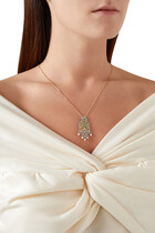 Ya Ein Alkaff Necklace, 18k Yellow Gold, Diamonds, Pearls & Precious Stones